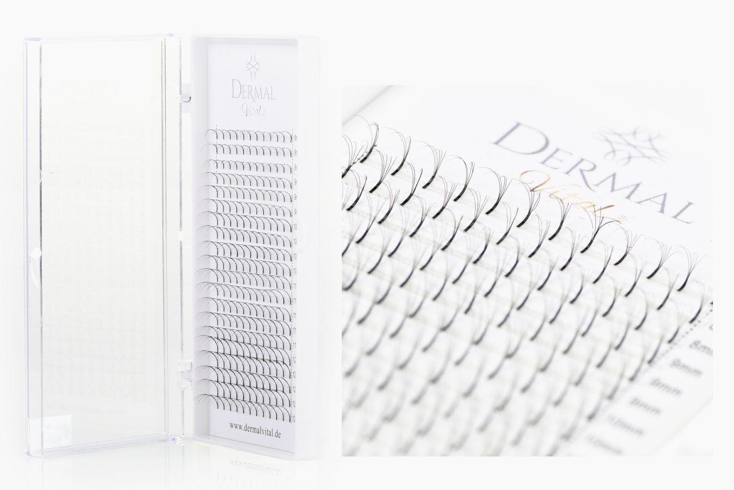 Noir Volume Lashes 0.05 – Mega Volume Einzelwimpern, D-Curl, 10600 Wimpern, Für Wimpernverlängerung