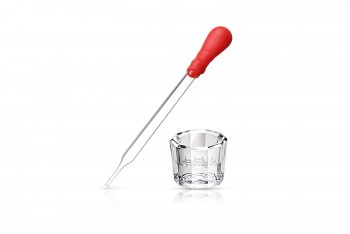 Pipetten aus Glas mit Dappenglas