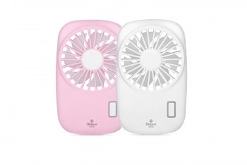 Wimpern-Foen in weiss und rosa